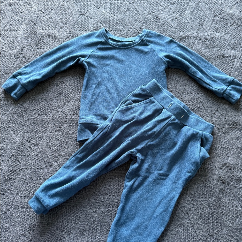 Kyte Baby: Bamboo Jersey Jogger Set in Tahoe 18-24 M